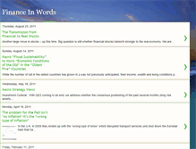 Tablet Screenshot of financeinwords.blogspot.com