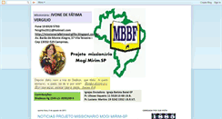 Desktop Screenshot of missionariafatimavirgillio.blogspot.com