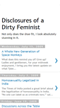 Mobile Screenshot of disclosuresofadirtyfeminist.blogspot.com