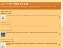 Tablet Screenshot of marr-haven.blogspot.com