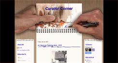 Desktop Screenshot of curatorcorner.blogspot.com