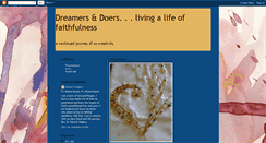 Desktop Screenshot of dreamers-doers.blogspot.com