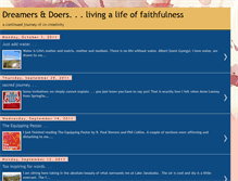 Tablet Screenshot of dreamers-doers.blogspot.com