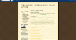 Desktop Screenshot of corprodesarrollosanvicente.blogspot.com