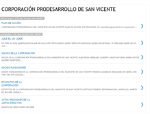 Tablet Screenshot of corprodesarrollosanvicente.blogspot.com