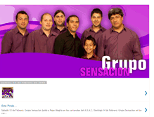 Tablet Screenshot of grupo-sensacion.blogspot.com