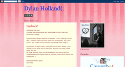 Desktop Screenshot of dylanhollandblog.blogspot.com