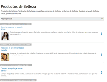 Tablet Screenshot of productosdebellezaonline.blogspot.com