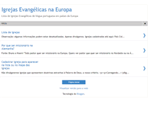 Tablet Screenshot of igrejasevangelicasnaeuropa.blogspot.com