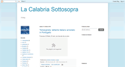 Desktop Screenshot of lacalabriasottosopra.blogspot.com