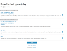 Tablet Screenshot of breadthfirstplay.blogspot.com