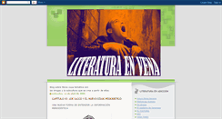 Desktop Screenshot of literaturaenvena.blogspot.com