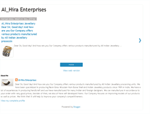 Tablet Screenshot of alhiraenterprises.blogspot.com