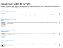 Tablet Screenshot of manuales-toyota.blogspot.com