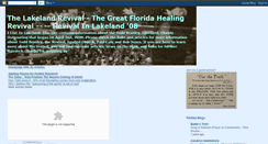 Desktop Screenshot of lakelandrevival.blogspot.com