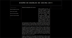 Desktop Screenshot of disenodemueblesdecocina.blogspot.com