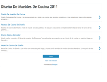 Tablet Screenshot of disenodemueblesdecocina.blogspot.com