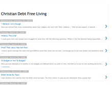 Tablet Screenshot of christiandebtfreeliving.blogspot.com