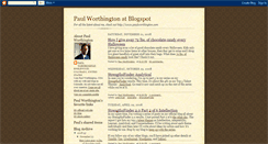 Desktop Screenshot of paulworthington.blogspot.com