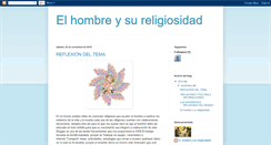 Desktop Screenshot of elhombreysureligiosidad.blogspot.com