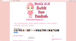 Desktop Screenshot of butiknornadiah.blogspot.com