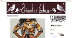 Desktop Screenshot of animalsinfiction.blogspot.com