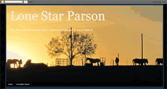Desktop Screenshot of lonestarparson.blogspot.com