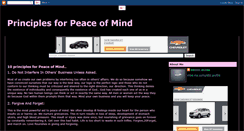 Desktop Screenshot of peace-of-mind-principles.blogspot.com