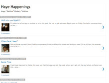 Tablet Screenshot of hayehappenings.blogspot.com