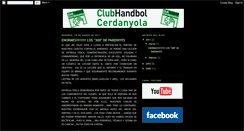 Desktop Screenshot of handbolcerdanyola.blogspot.com