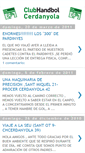 Mobile Screenshot of handbolcerdanyola.blogspot.com