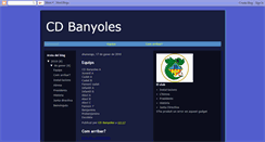 Desktop Screenshot of cdbanyoles.blogspot.com