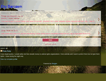Tablet Screenshot of drysarcasm.blogspot.com