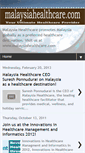 Mobile Screenshot of malaysiahealthcarecom.blogspot.com