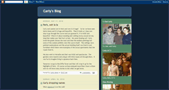 Desktop Screenshot of carlydavisblog.blogspot.com