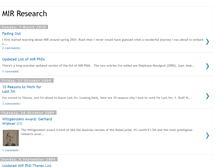 Tablet Screenshot of mir-research.blogspot.com
