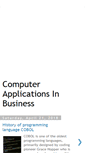 Mobile Screenshot of computerapplicationinbusiness.blogspot.com