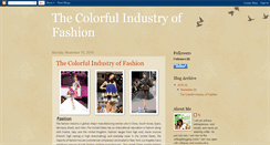 Desktop Screenshot of colofulindustryoffashion.blogspot.com