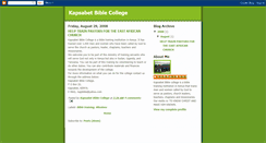 Desktop Screenshot of kapsabetbible-college.blogspot.com