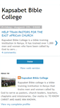 Mobile Screenshot of kapsabetbible-college.blogspot.com
