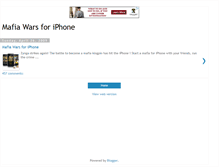Tablet Screenshot of mafiawarsforiphone.blogspot.com