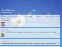 Tablet Screenshot of lifeindegrees.blogspot.com
