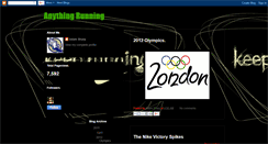 Desktop Screenshot of anythingrunning.blogspot.com