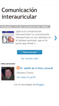 Mobile Screenshot of comunicacioninterauricular.blogspot.com