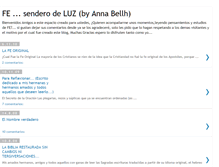 Tablet Screenshot of fesenderodeluz.blogspot.com