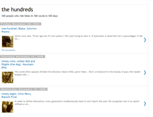Tablet Screenshot of onehundredbikes.blogspot.com