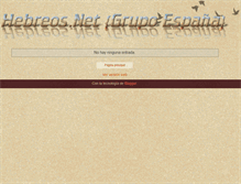 Tablet Screenshot of hebreosnet.blogspot.com