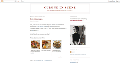 Desktop Screenshot of cuisineenscene.blogspot.com