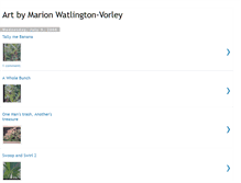 Tablet Screenshot of marionwatlington.blogspot.com