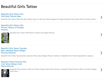 Tablet Screenshot of beautiful-girls-tattoo.blogspot.com